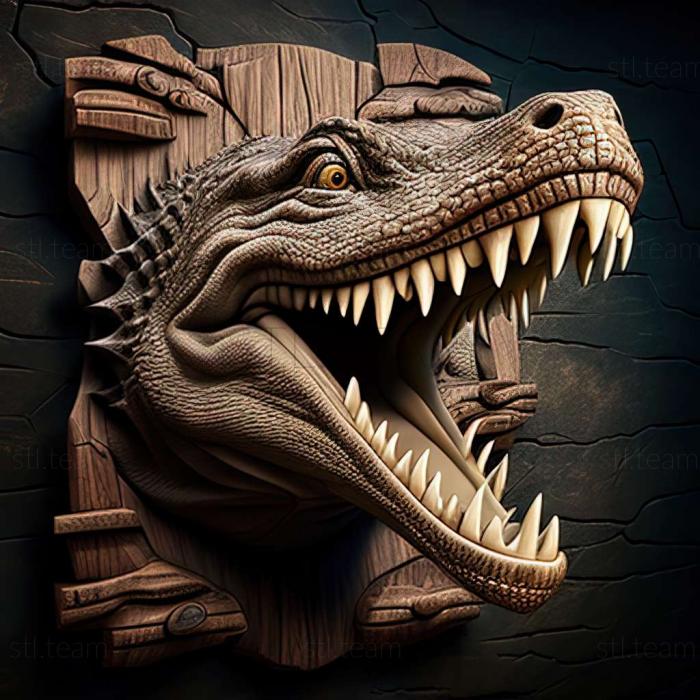 3D model Shamosuchus (STL)